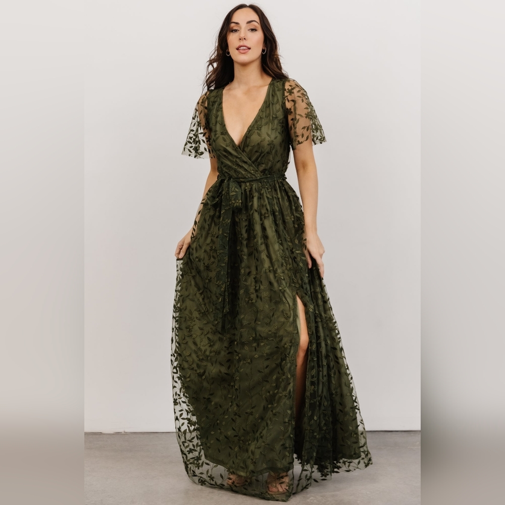 Marseille Embossed Maxi Dress